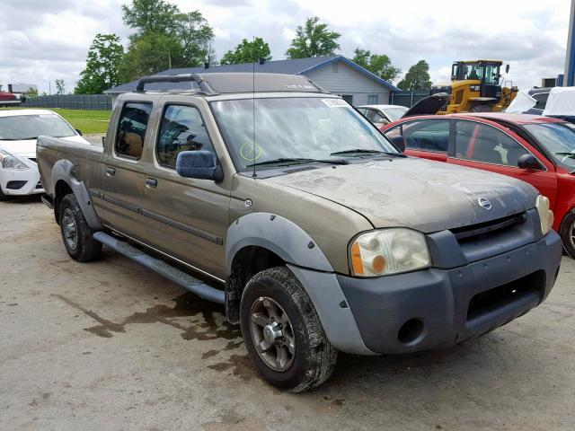 1N6ED29X32C304590 - 2002 NISSAN FRONTIER C GREEN photo 1