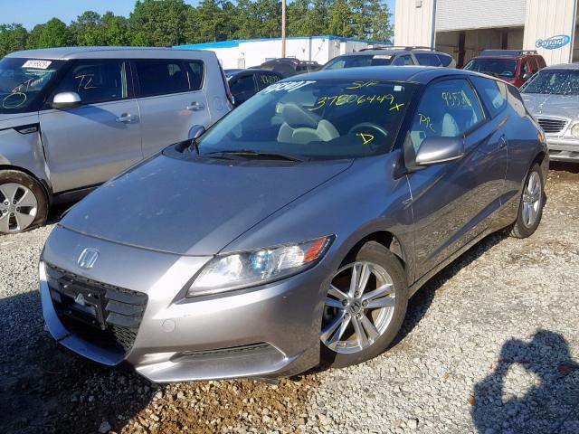 JHMZF1D46BS014287 - 2011 HONDA CR-Z GRAY photo 2