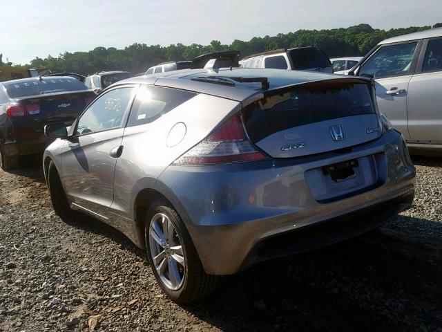 JHMZF1D46BS014287 - 2011 HONDA CR-Z GRAY photo 3