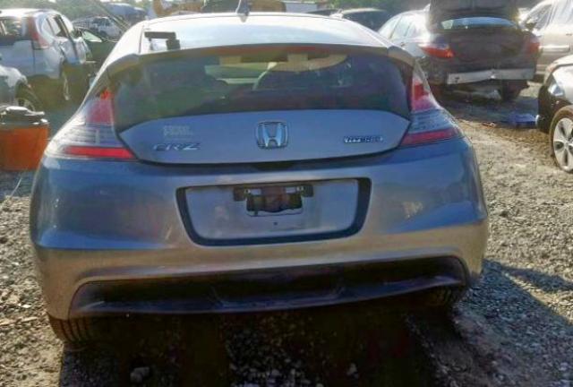 JHMZF1D46BS014287 - 2011 HONDA CR-Z GRAY photo 9