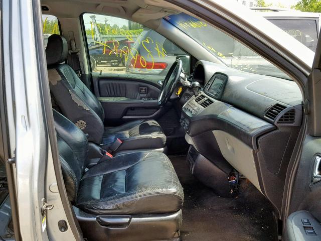 5FNRL38825B070358 - 2005 HONDA ODYSSEY TO BLUE photo 5