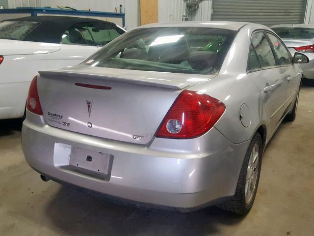 1G2ZH558464107294 - 2006 PONTIAC G6 GT SILVER photo 4