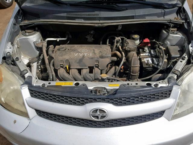 JTKKT624560144275 - 2006 TOYOTA SCION XA SILVER photo 7