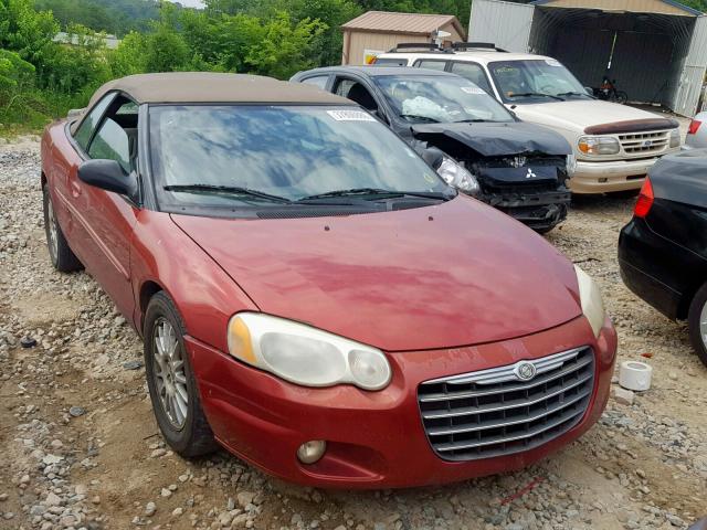 1C3EL55R46N238922 - 2006 CHRYSLER SEBRING TO RED photo 1