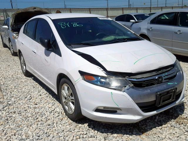 JHMZE2H70AS012787 - 2010 HONDA INSIGHT EX WHITE photo 1