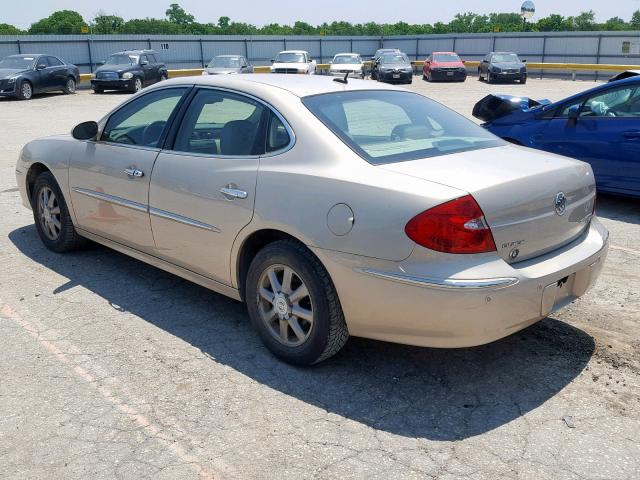 2G4WD582681170442 - 2008 BUICK LACROSSE C CREAM photo 3