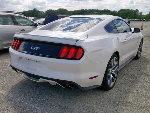 1FA6P8CF5H5294827 - 2017 FORD MUSTANG GT WHITE photo 4