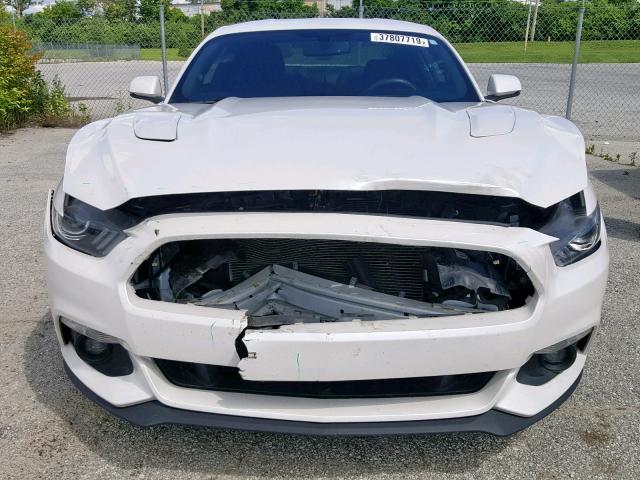 1FA6P8CF5H5294827 - 2017 FORD MUSTANG GT WHITE photo 9