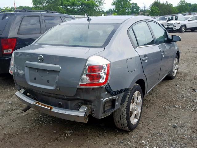 3N1AB61E38L678061 - 2008 NISSAN SENTRA 2.0 GRAY photo 4