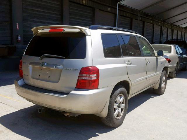 JTEHF21A020083853 - 2002 TOYOTA HIGHLANDER TAN photo 4