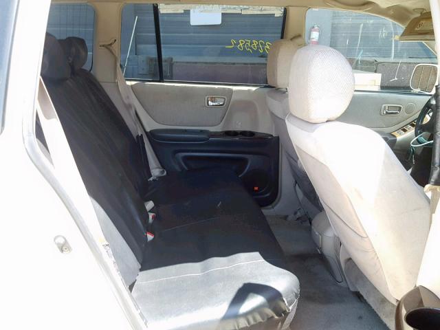 JTEHF21A020083853 - 2002 TOYOTA HIGHLANDER TAN photo 6