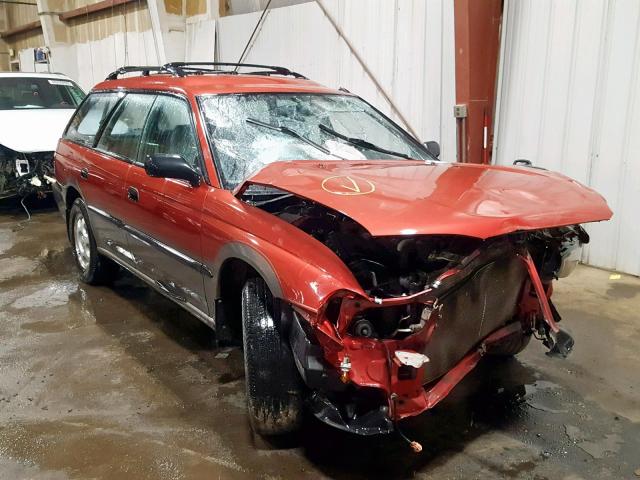 4S3BG6852T7982276 - 1996 SUBARU LEGACY OUT RED photo 1