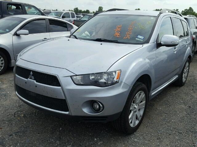 JA4AS3AW4AZ012128 - 2010 MITSUBISHI OUTLANDER SILVER photo 2