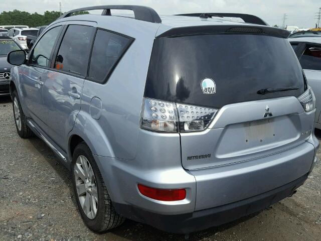 JA4AS3AW4AZ012128 - 2010 MITSUBISHI OUTLANDER SILVER photo 3