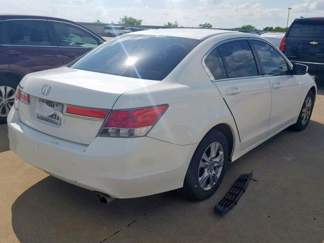 1HGCP2F49BA120537 - 2011 HONDA ACCORD LXP WHITE photo 4