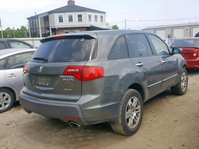 2HNYD28227H508561 - 2007 ACURA MDX GRAY photo 4