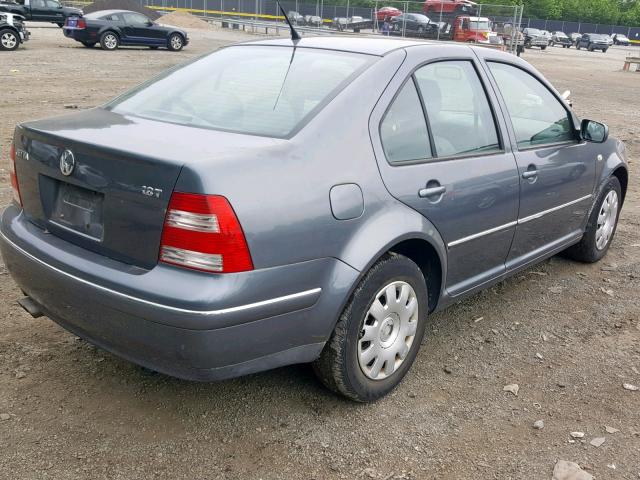 3VWRE69M14M009677 - 2004 VOLKSWAGEN JETTA GL GRAY photo 4