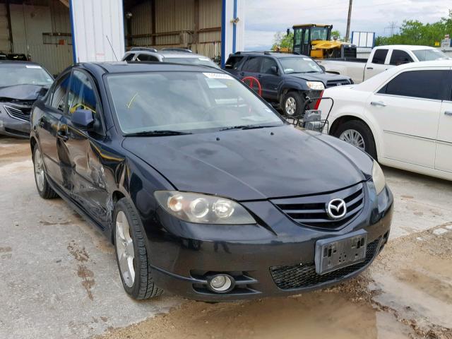 JM1BK323241132608 - 2004 MAZDA 3 S BLACK photo 1