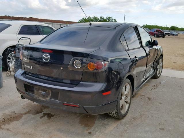 JM1BK323241132608 - 2004 MAZDA 3 S BLACK photo 4