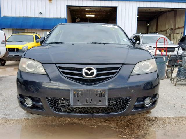 JM1BK323241132608 - 2004 MAZDA 3 S BLACK photo 9