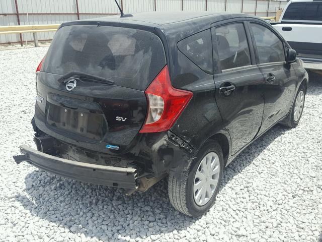 3N1CE2CP1EL355548 - 2014 NISSAN VERSA NOTE BLACK photo 4