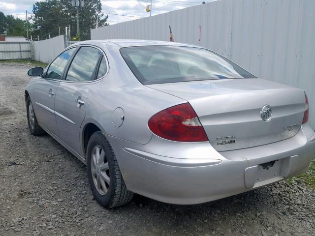 2G4WD532651185297 - 2005 BUICK LACROSSE C SILVER photo 3