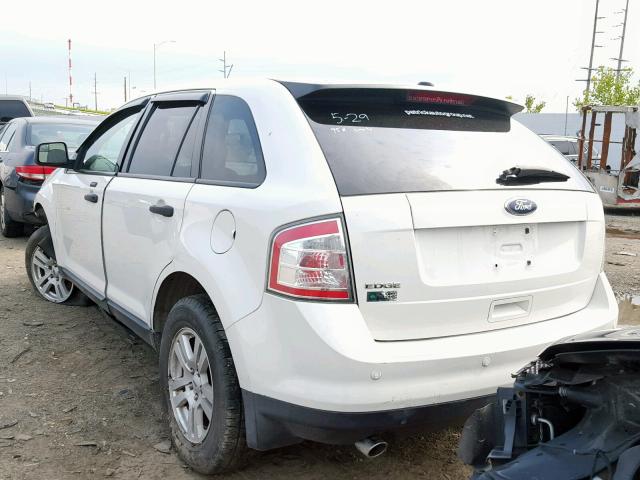 2FMDK36C09BA60494 - 2009 FORD EDGE SE WHITE photo 3