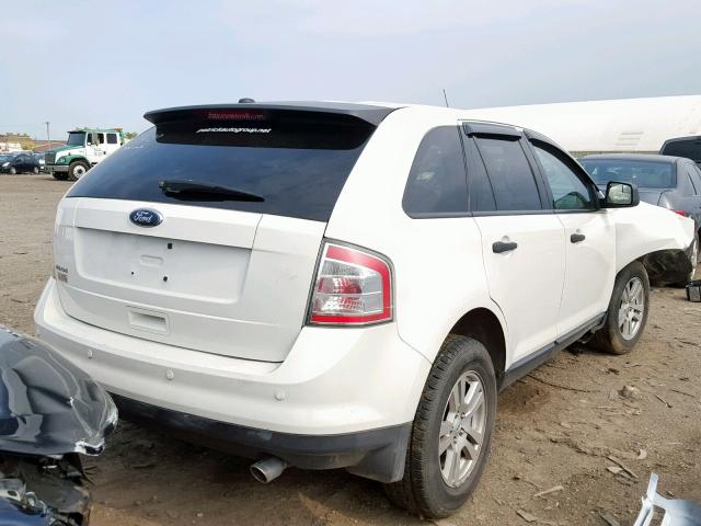 2FMDK36C09BA60494 - 2009 FORD EDGE SE WHITE photo 4