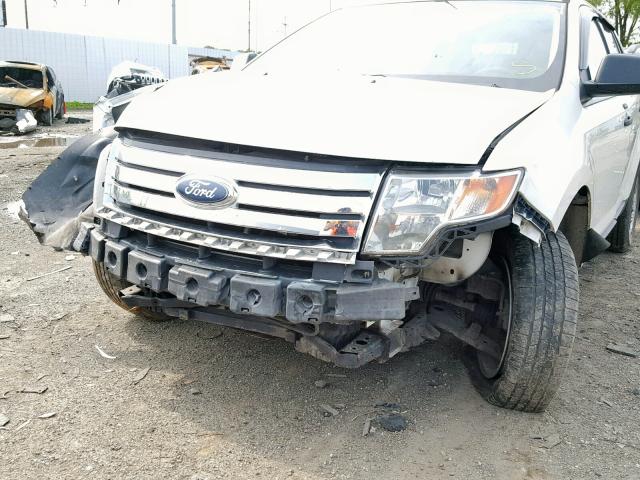 2FMDK36C09BA60494 - 2009 FORD EDGE SE WHITE photo 9