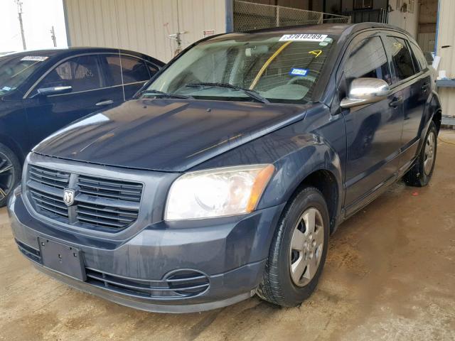 1B3HB28B27D554837 - 2007 DODGE CALIBER BLUE photo 2