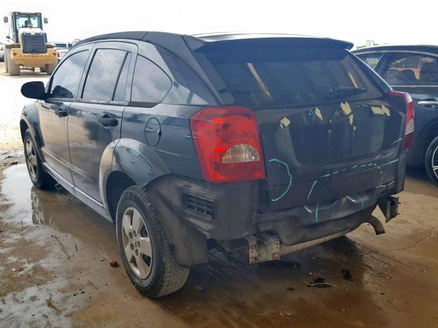 1B3HB28B27D554837 - 2007 DODGE CALIBER BLUE photo 3