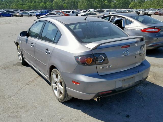 JM1BK323451341575 - 2005 MAZDA 3 S GRAY photo 3