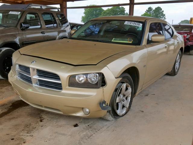 2B3CA3CV7AH213805 - 2010 DODGE CHARGER SX GOLD photo 2