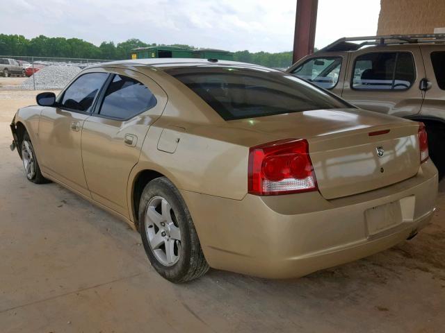 2B3CA3CV7AH213805 - 2010 DODGE CHARGER SX GOLD photo 3