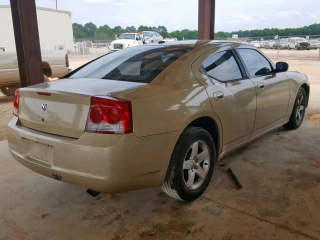 2B3CA3CV7AH213805 - 2010 DODGE CHARGER SX GOLD photo 4