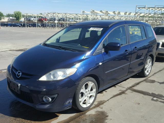 JM1CR293380300154 - 2008 MAZDA 5 BLUE photo 2