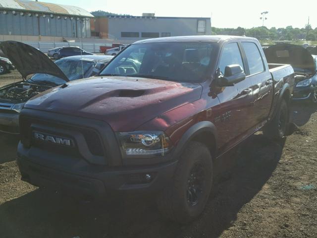 1C6RR7YT6JS136487 - 2018 RAM 1500 REBEL წითელი ფოტო 2