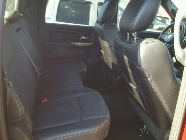 1C6RR7YT6JS136487 - 2018 RAM 1500 REBEL წითელი ფოტო 6