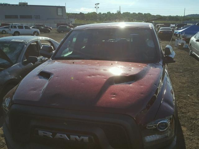 1C6RR7YT6JS136487 - 2018 RAM 1500 REBEL წითელი ფოტო 9