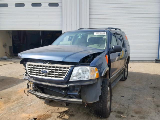 1FMZU64K34UA91981 - 2004 FORD EXPLORER E BLUE photo 2