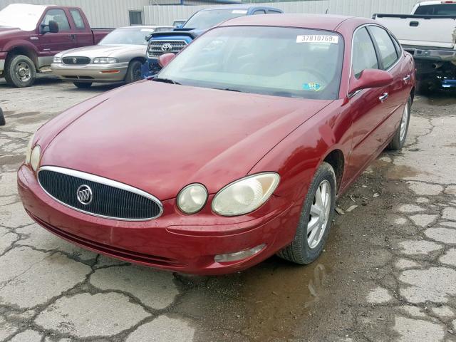 2G4WC582X61132261 - 2006 BUICK LACROSSE C MAROON photo 2