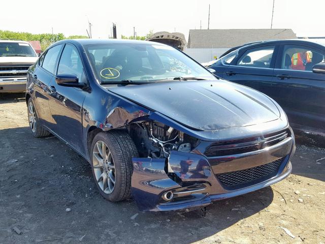 1C3CDFBBXFD123376 - 2015 DODGE DART SXT BLUE photo 1