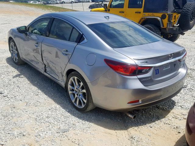 JM1GJ1W63E1119305 - 2014 MAZDA 6 GRAND TO SILVER photo 3