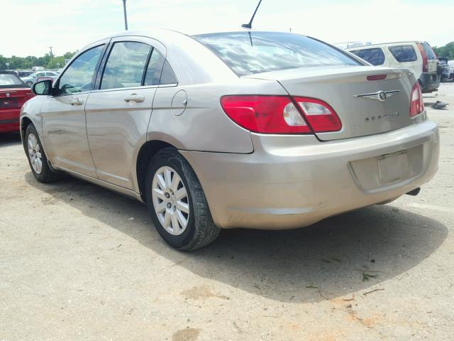 1C3LC46R38N287645 - 2008 CHRYSLER SEBRING LX TAN photo 3