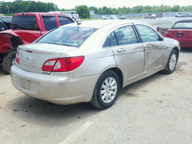 1C3LC46R38N287645 - 2008 CHRYSLER SEBRING LX TAN photo 4