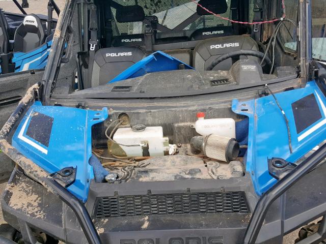 4XARVU999H7188349 - 2017 POLARIS RANGER CRE BLUE photo 7