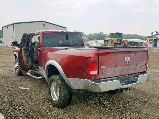 3C63DRJL7CG302732 - 2012 DODGE RAM 3500 L RED photo 3