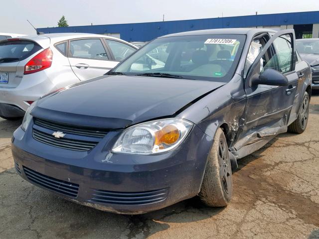 1G1AL58F787271845 - 2008 CHEVROLET COBALT LT GRAY photo 2