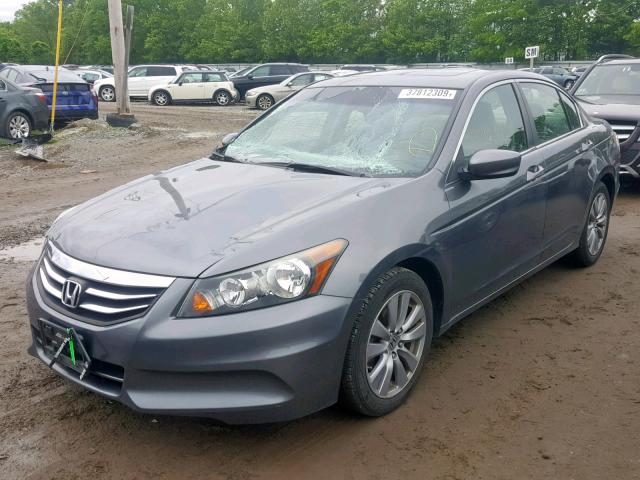 1HGCP2F83BA131018 - 2011 HONDA ACCORD EXL GRAY photo 2