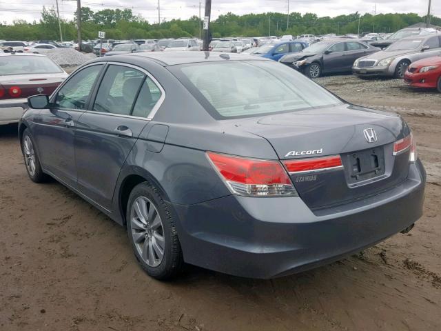 1HGCP2F83BA131018 - 2011 HONDA ACCORD EXL GRAY photo 3